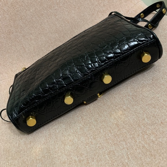 Rebecca Minkoff Black Leather Mini Mac - Picture 3 of 5